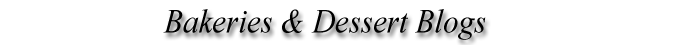 Bakery & Dessrt Blog